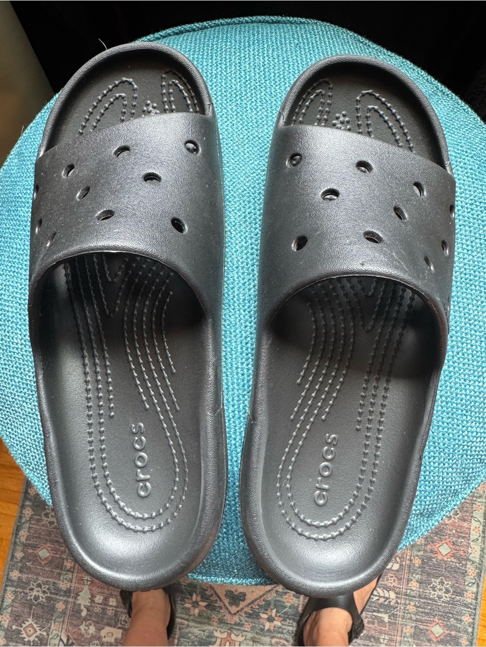 CROCS Black Classic Slide v2 Sandals